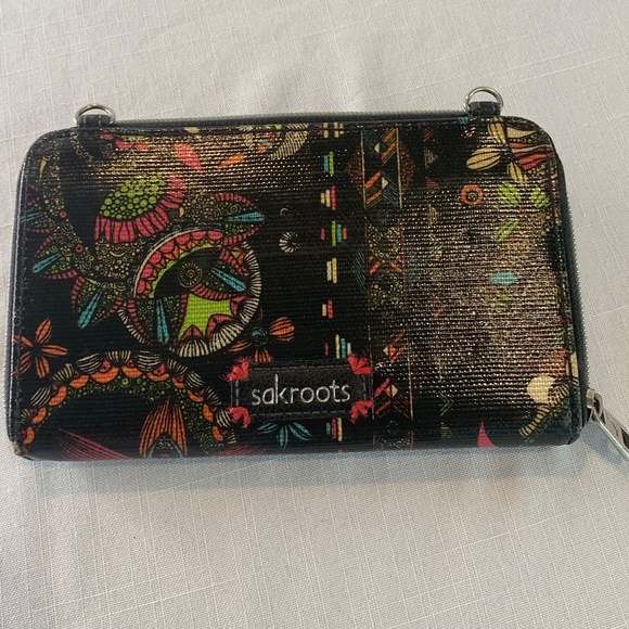 Sakroots Wristlet Smartphone wallet Owl Spirit - Picture 5 of 6